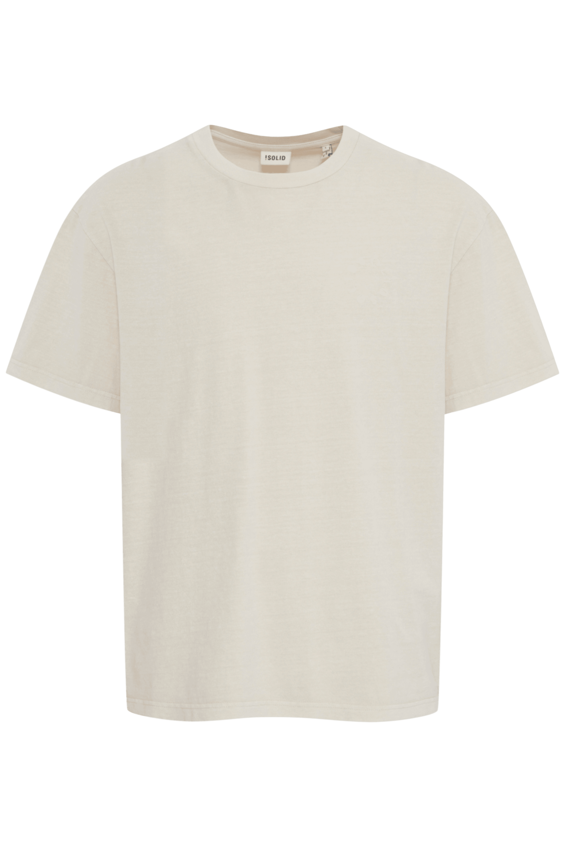 Camiseta !Solid Ismael Oatmeal - ECRU