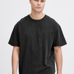 Camiseta !Solid Ismael True Black - ECRU