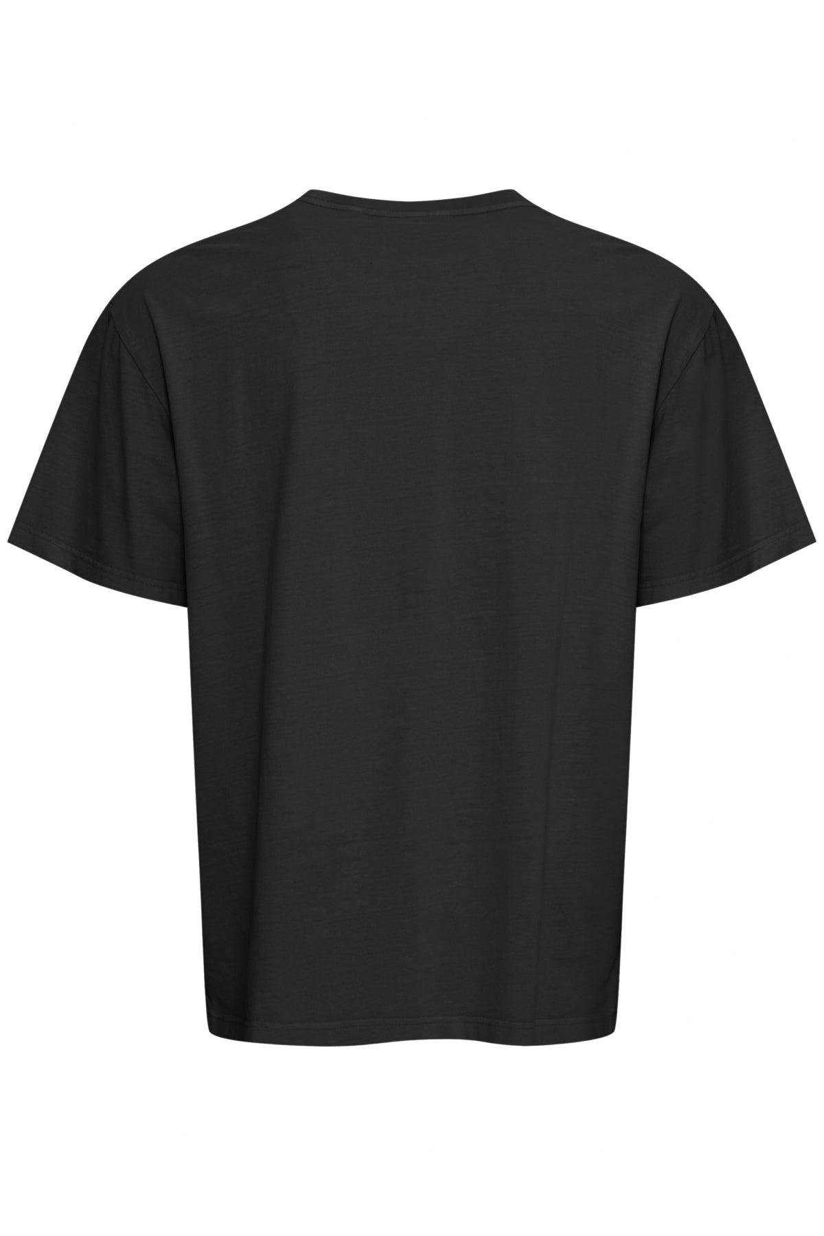 Camiseta !Solid Ismael True Black - ECRU