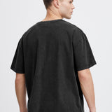 Camiseta !Solid Ismael True Black - ECRU