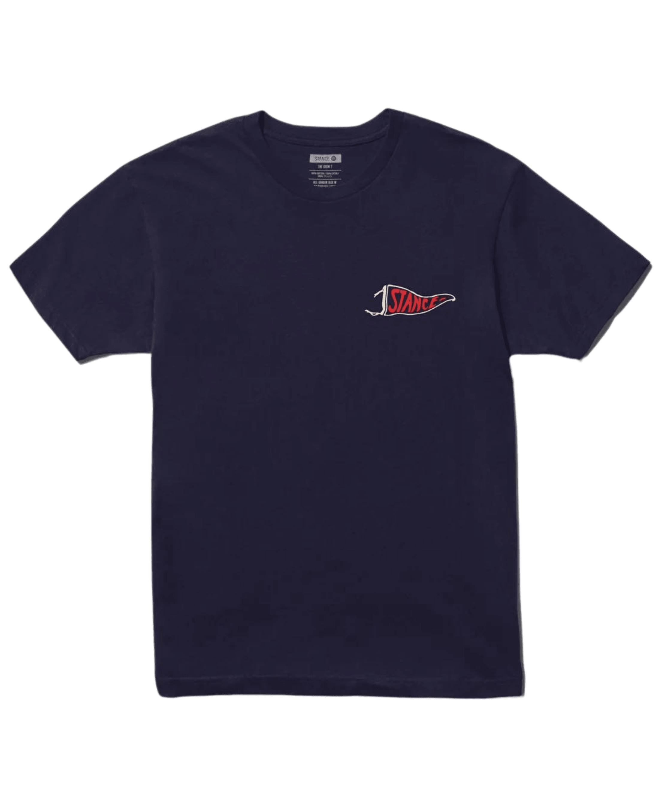 Camiseta Stance Free Bird Navy - ECRU