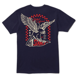 Camiseta Stance Free Bird Navy - ECRU