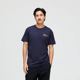 Camiseta Stance Free Bird Navy - ECRU