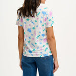 Camiseta Sugarhill Maggie Off-White Multi Sea Cove - ECRU