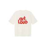 Camiseta Thinking Mu Blanca Art-Love Mock - ECRU