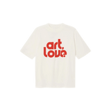 Camiseta Thinking Mu Blanca Art-Love Mock - ECRU