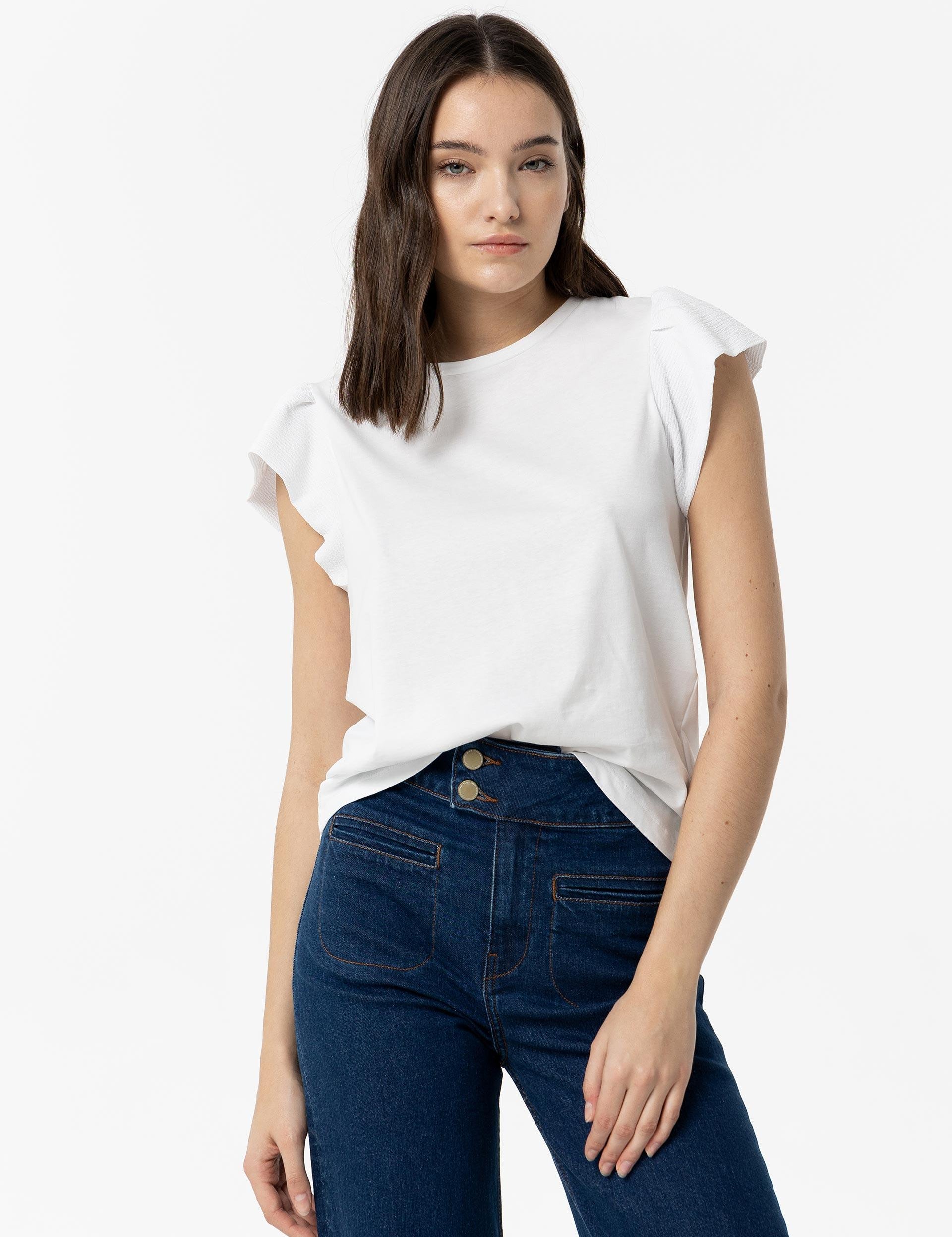 Camiseta TIFFOSI Kira 13 Blanca - ECRU