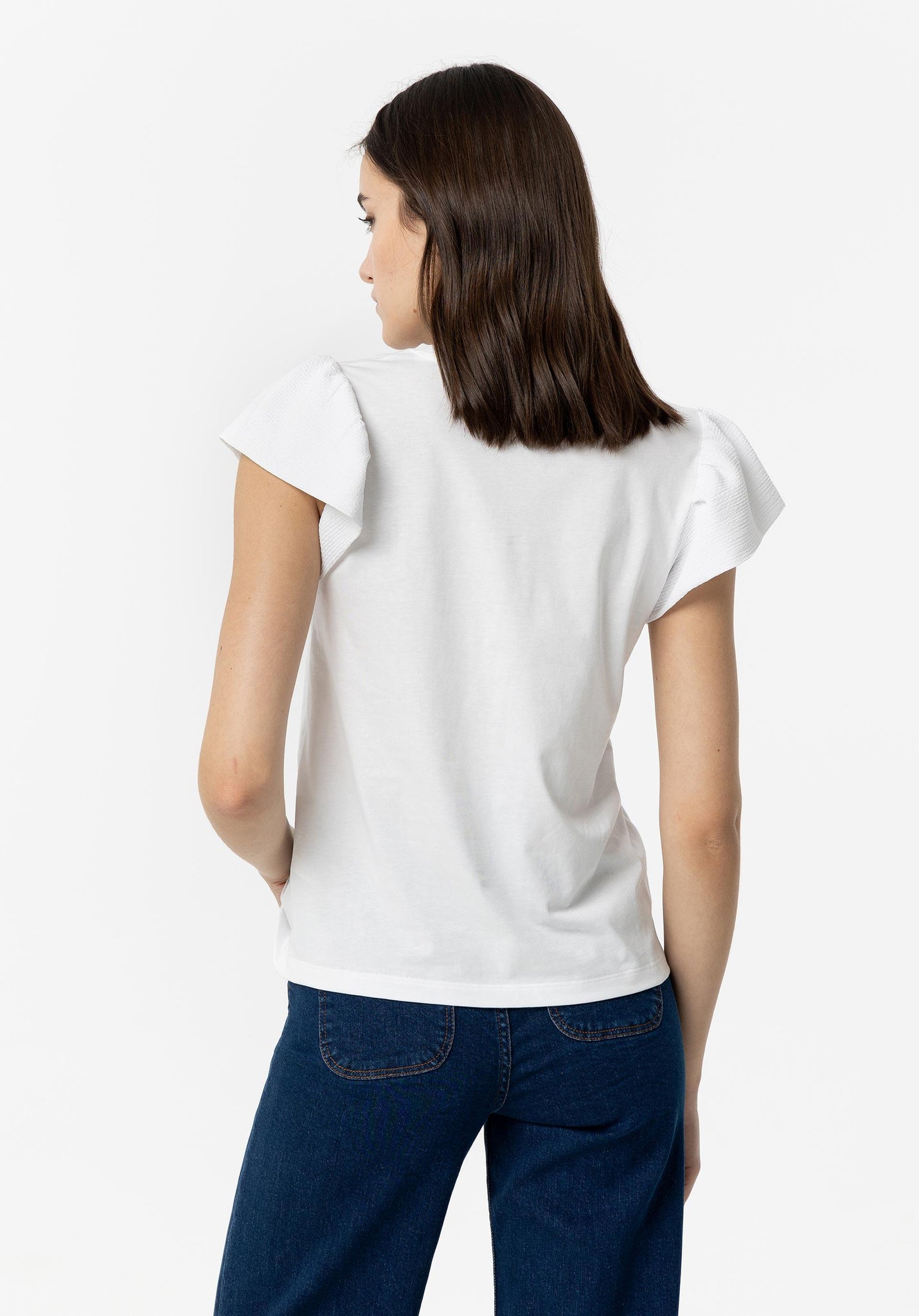 Camiseta TIFFOSI Kira 13 Blanca - ECRU