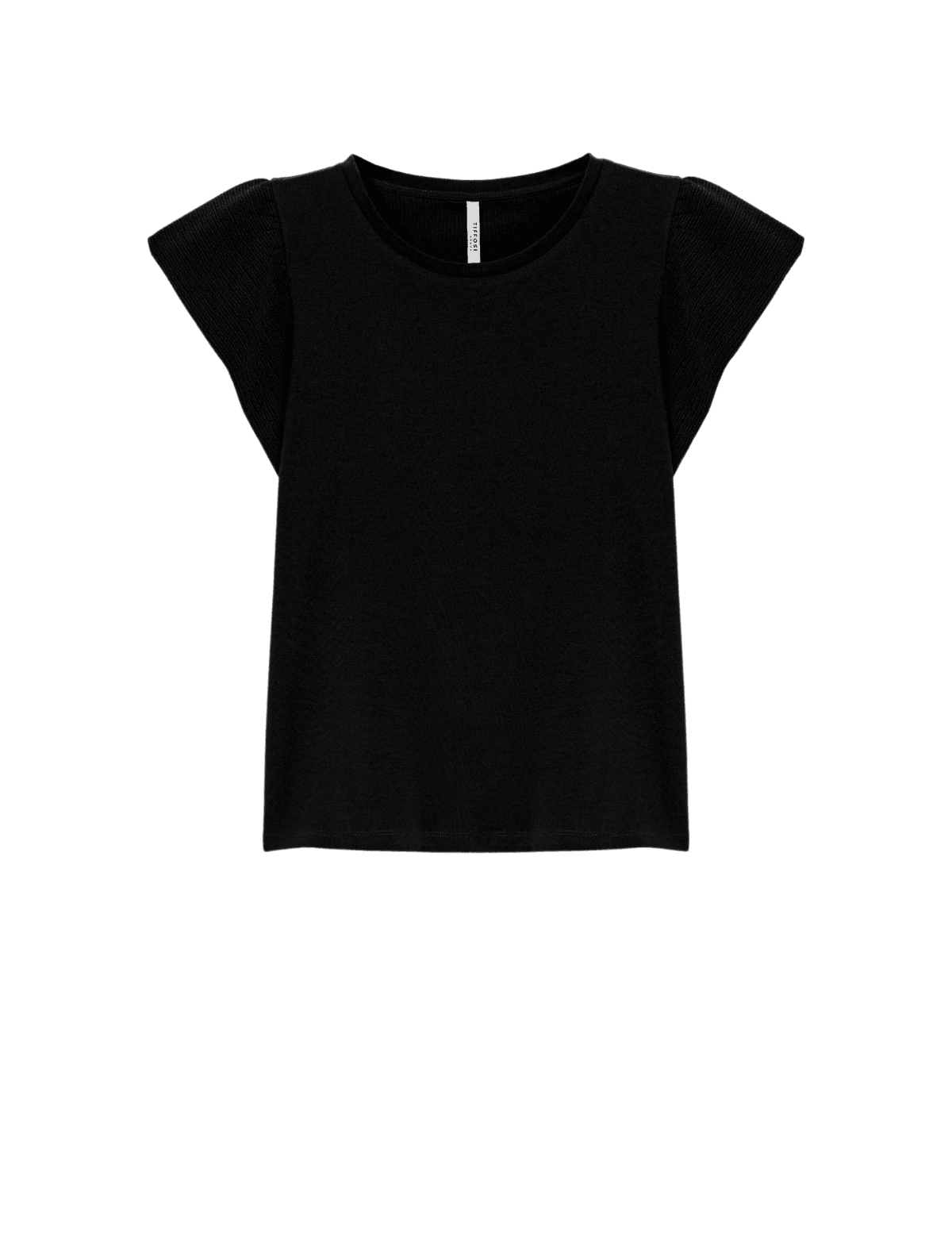 Camiseta TIFFOSI Kira 13 Negra - ECRU