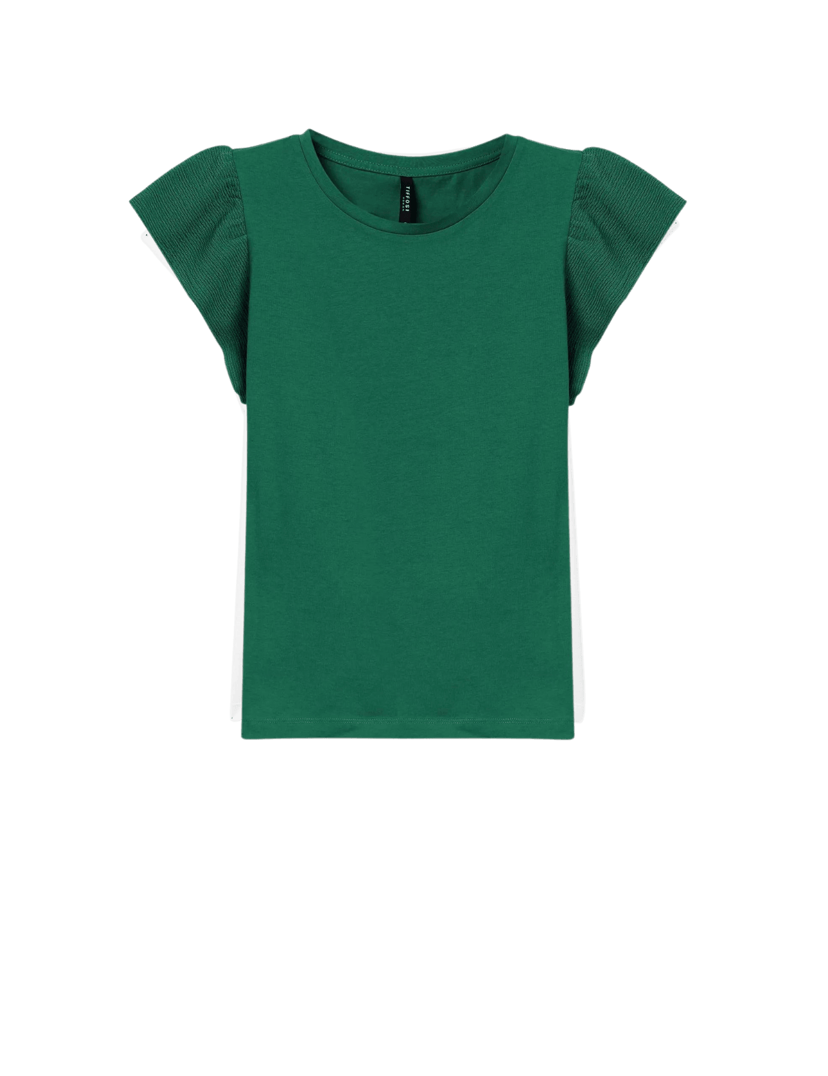 Camiseta TIFFOSI Kira 13 Verde - ECRU