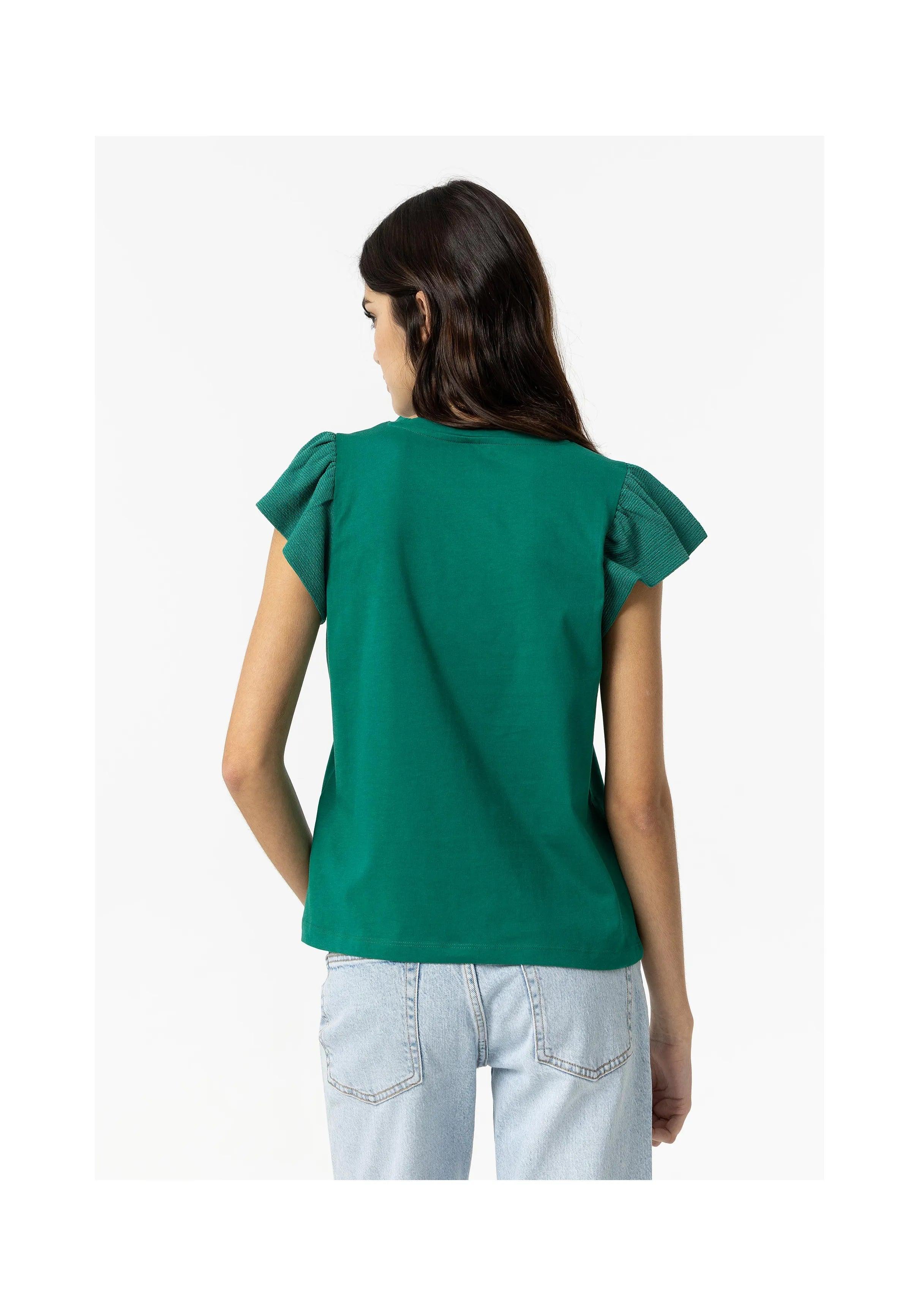 Camiseta TIFFOSI Kira 13 Verde - ECRU