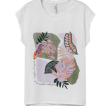 Camiseta TIFFOSI Mae White - ECRU