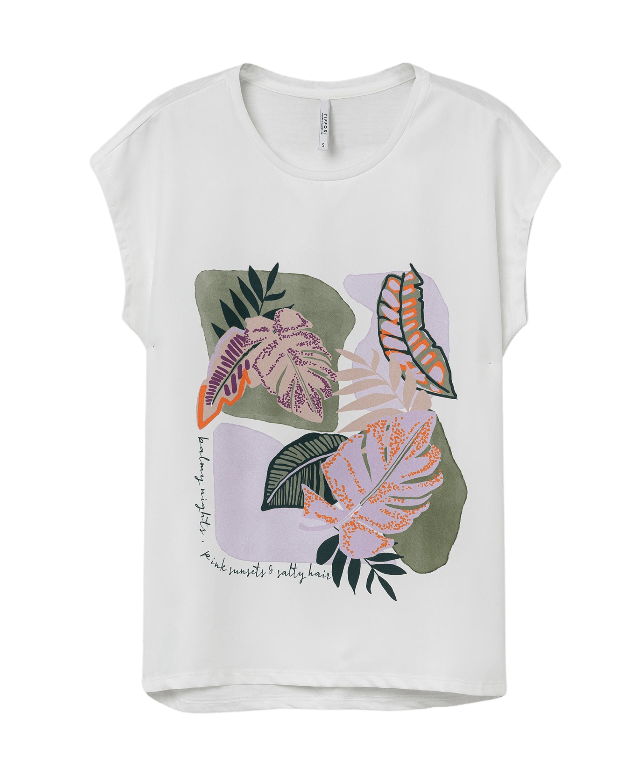 Camiseta TIFFOSI Mae White - ECRU