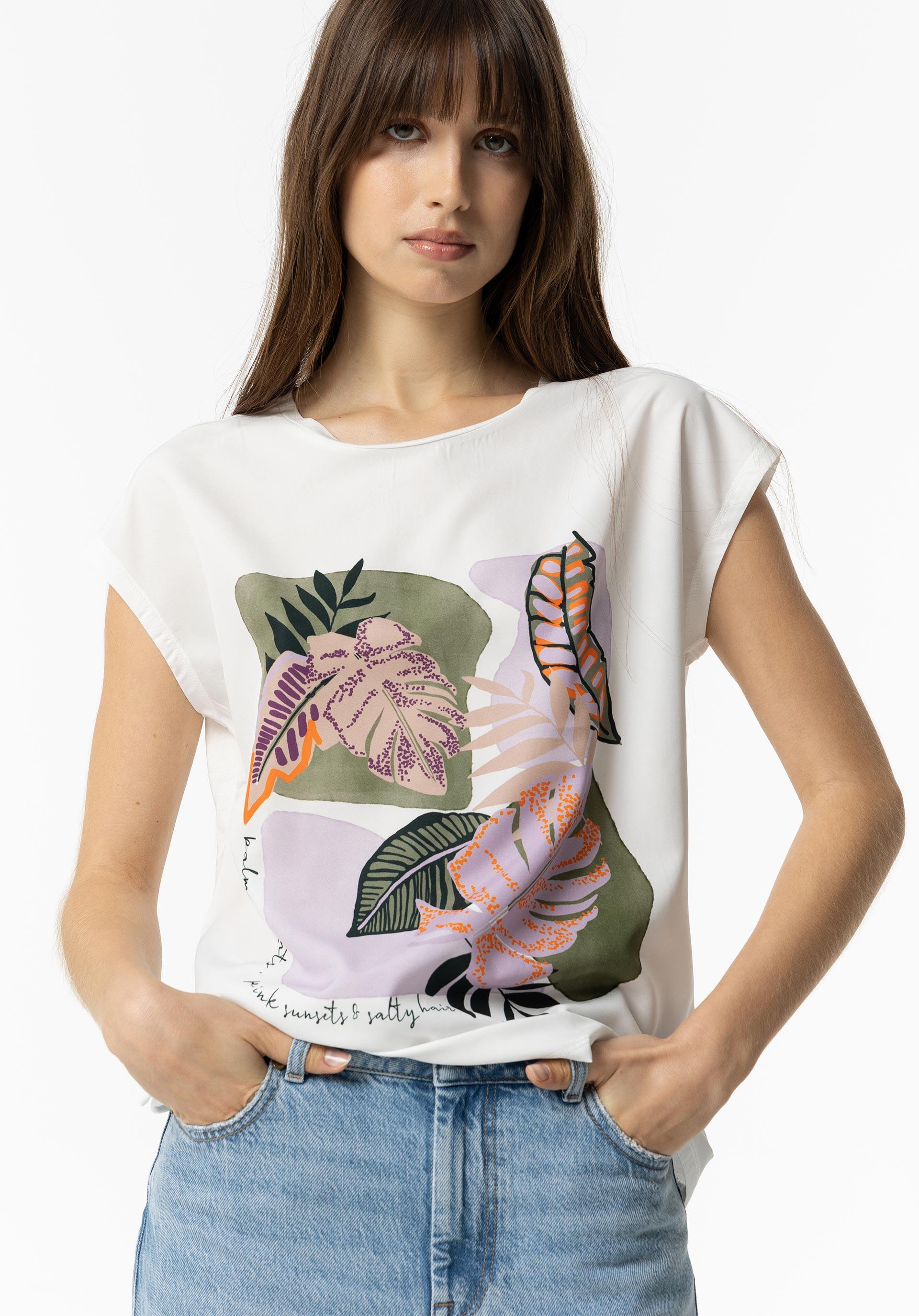 Camiseta TIFFOSI Mae White - ECRU