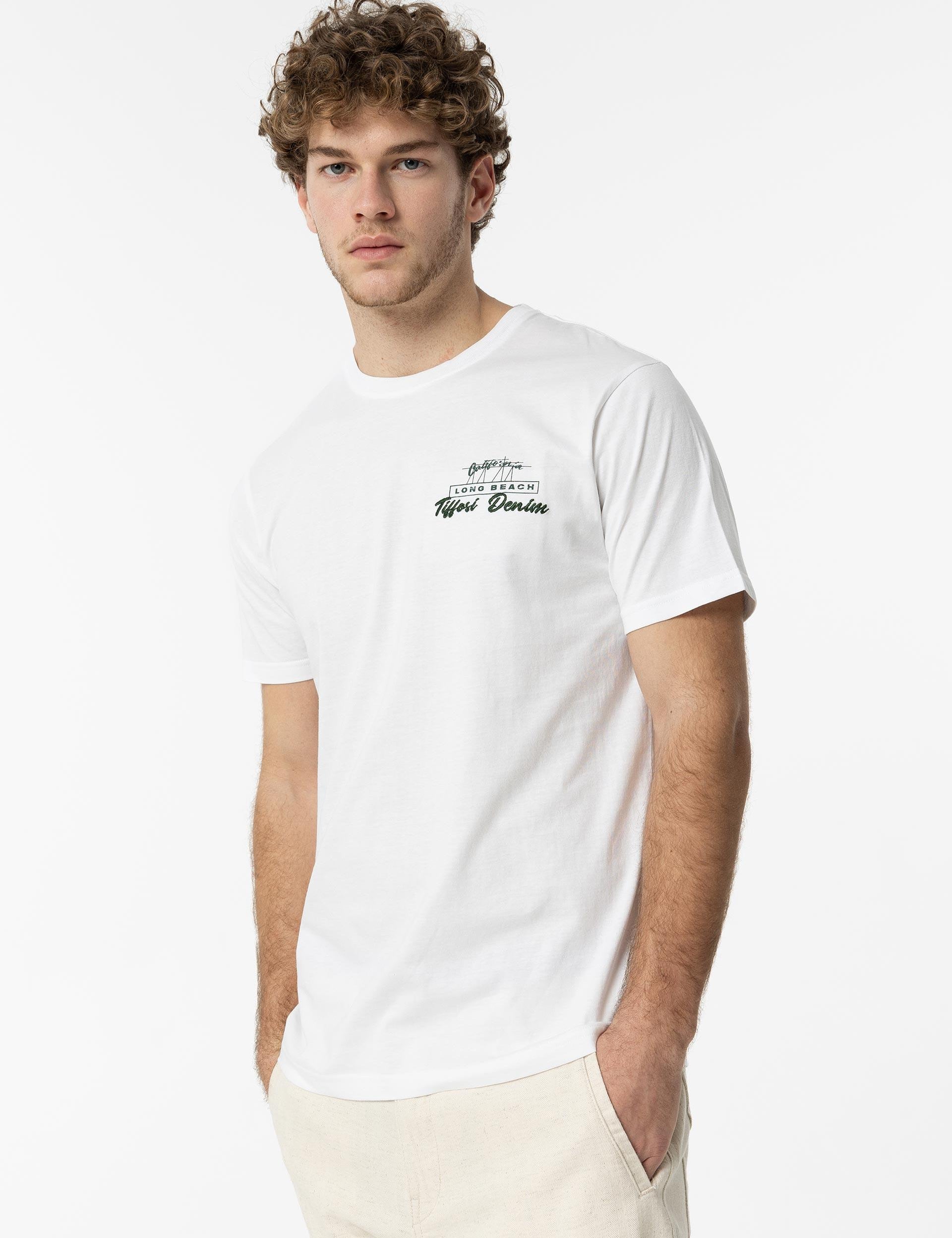 Camiseta TIFFOSI Rogan White - ECRU