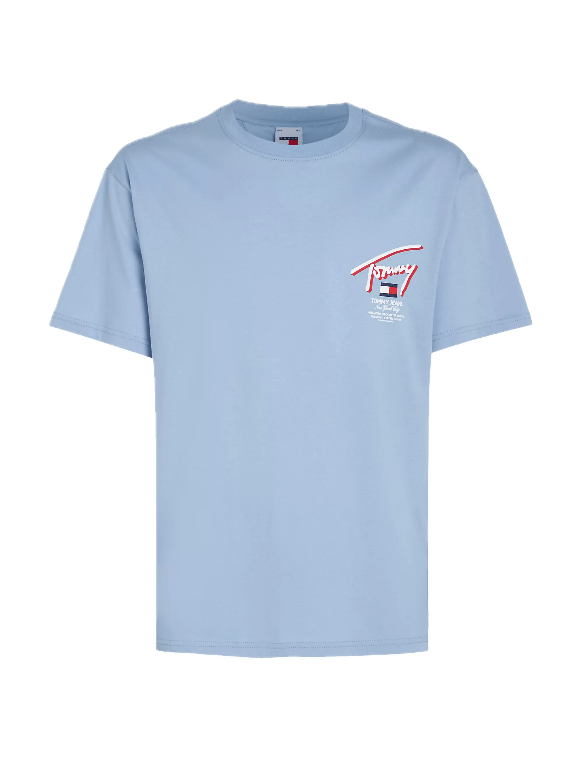 Camiseta Tommy Jeans Classics con Logo Distintivo Trasero - ECRU