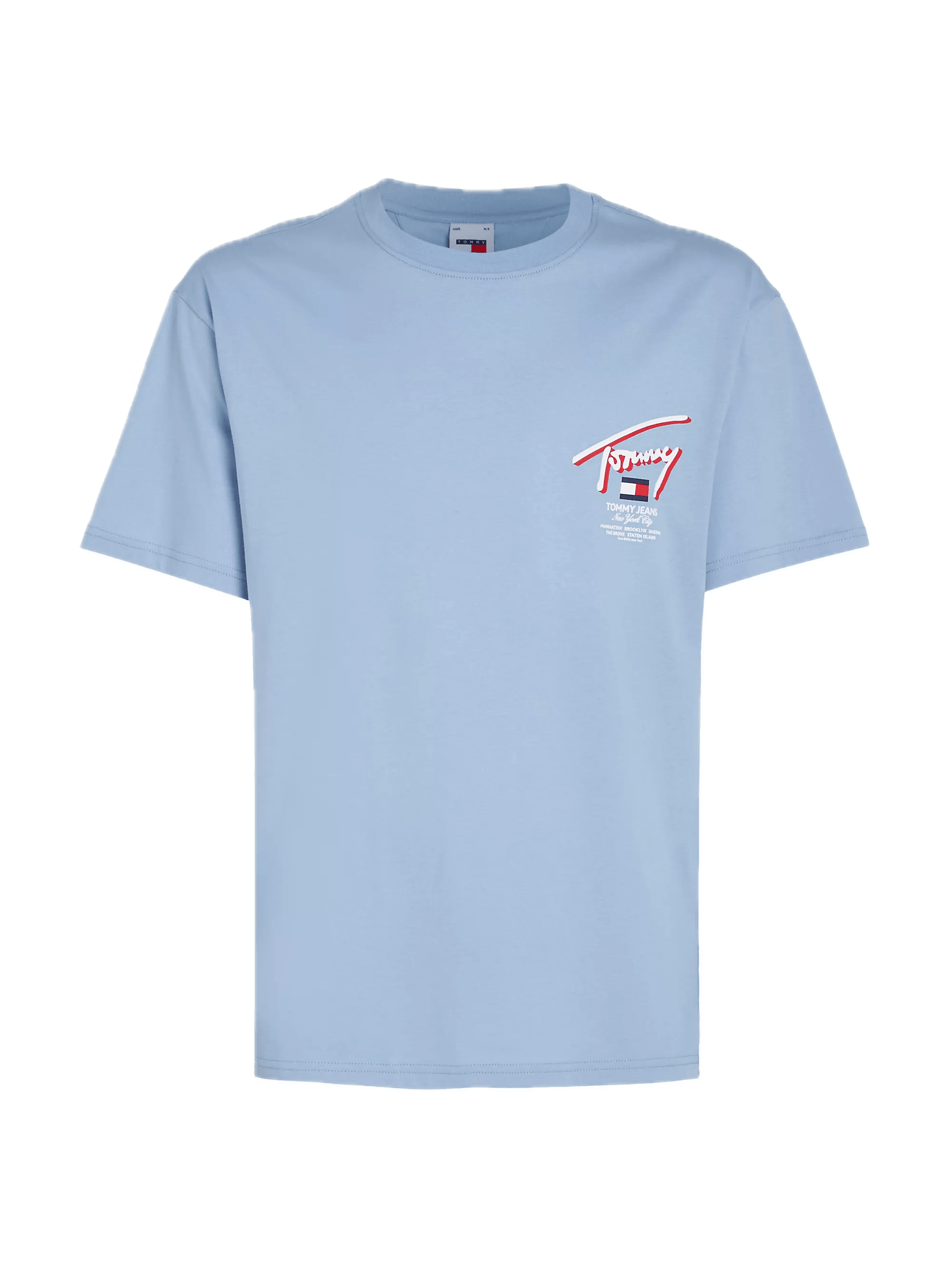 Camiseta Tommy Jeans Classics con Logo Distintivo Trasero - ECRU