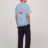 Camiseta Tommy Jeans Classics con Logo Distintivo Trasero - ECRU