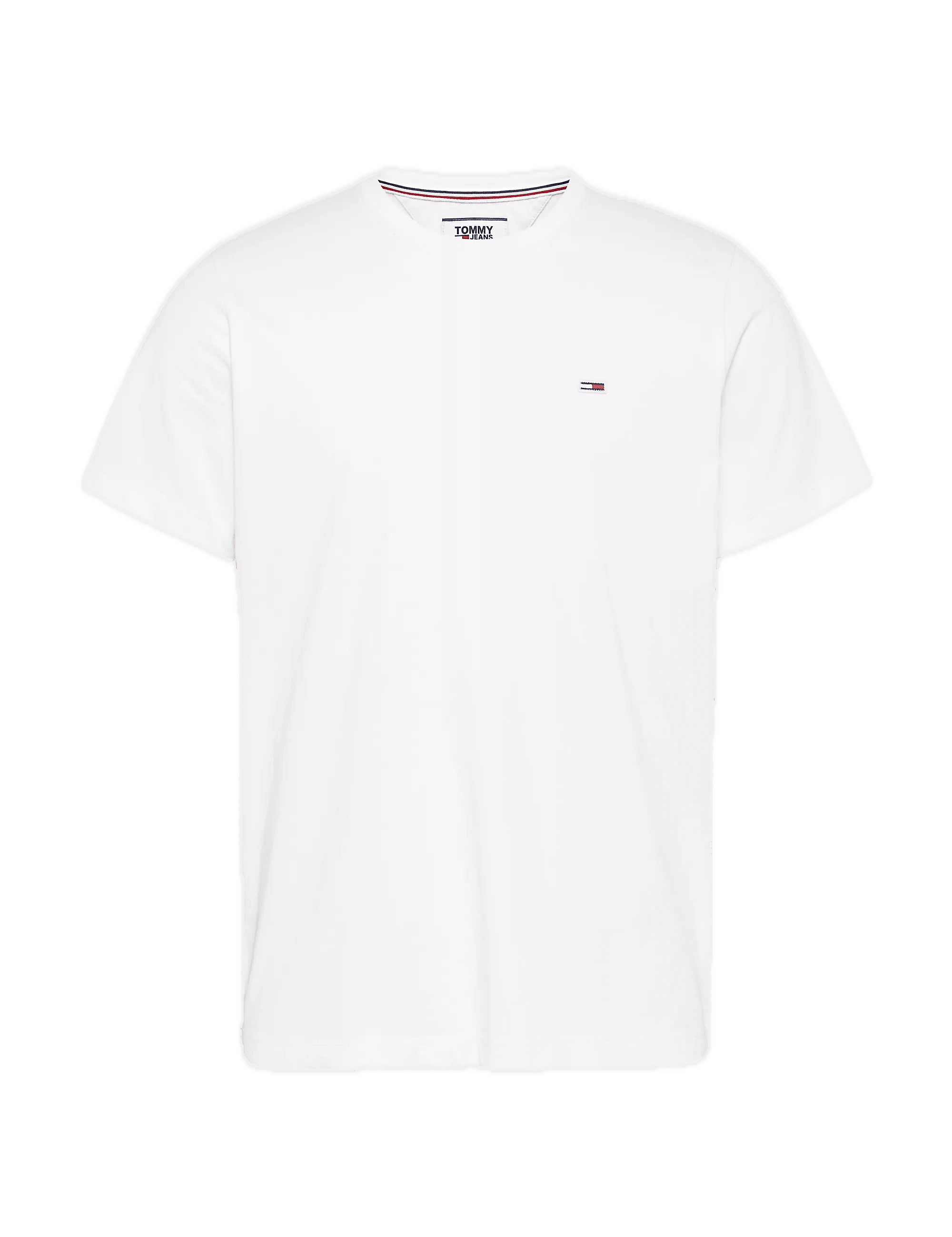 Camiseta Tommy Jeans Classics de Algodón Orgánica Blanca - ECRU