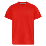 Camiseta Tommy Jeans Classics de Algodón Orgánica Roja - ECRU