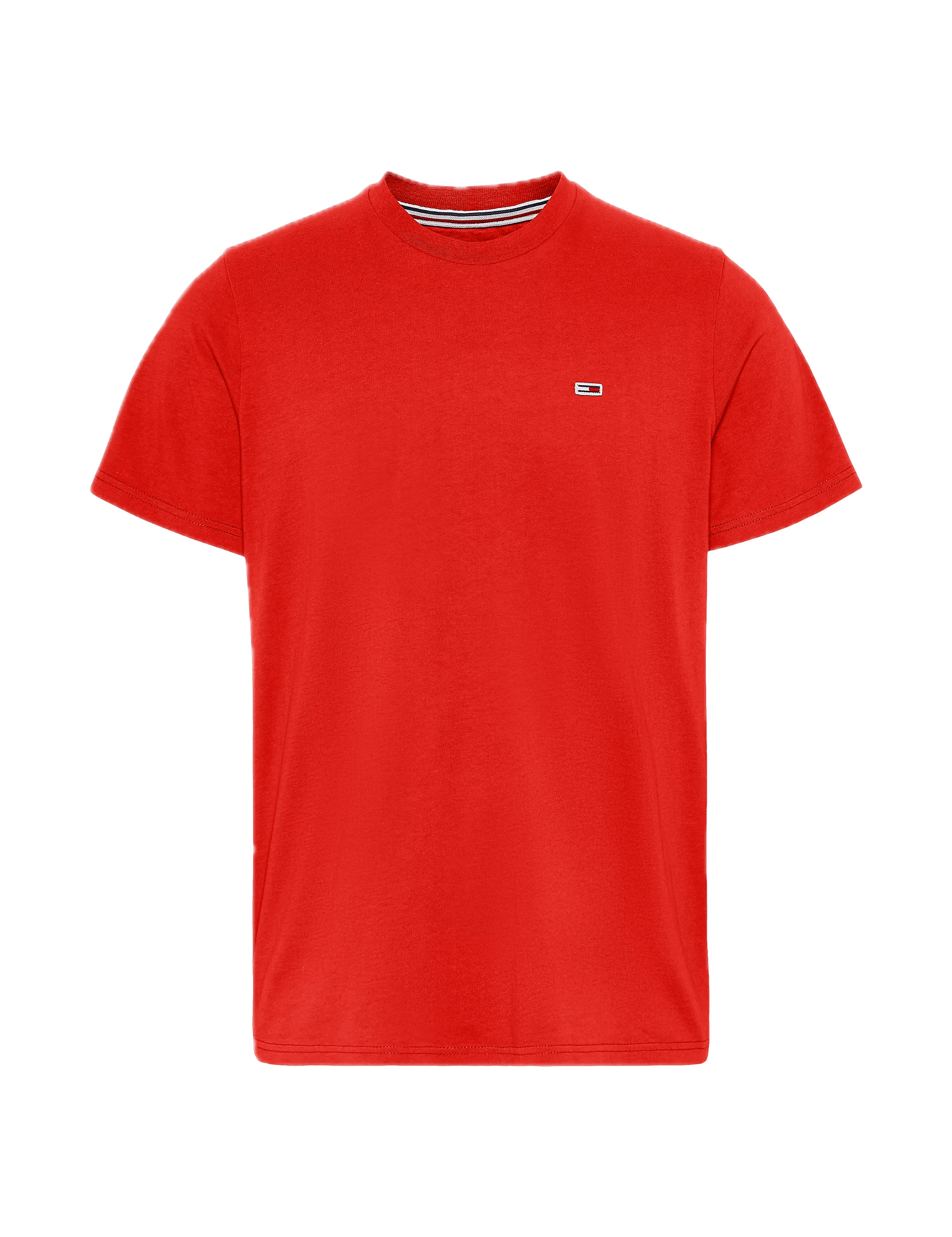 Camiseta Tommy Jeans Classics de Algodón Orgánica Roja - ECRU