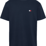 Camiseta Tommy Jeans de Cuello Redondo con Parche Bordado - ECRU