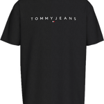 Camiseta Tommy Jeans Linear Logo - ECRU