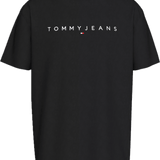 Camiseta Tommy Jeans Linear Logo - ECRU