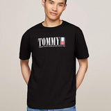 Camiseta Tommy Jeans Logo Black - ECRU