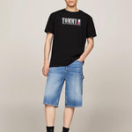 Camiseta Tommy Jeans Logo Black - ECRU