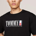 Camiseta Tommy Jeans Logo Black - ECRU