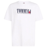 Camiseta Tommy Jeans Logo White - ECRU