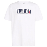 Camiseta Tommy Jeans Logo White - ECRU