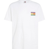 Camiseta Tommy Jeans Oversize Summer Flag - ECRU