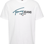 Camiseta Tommy Jeans Spray Pop Blanca - ECRU