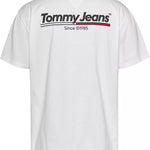 Camiseta Tommy Jeans Twist Flag - ECRU