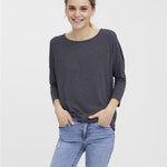 Camiseta Vero Moda Carla Black - ECRU