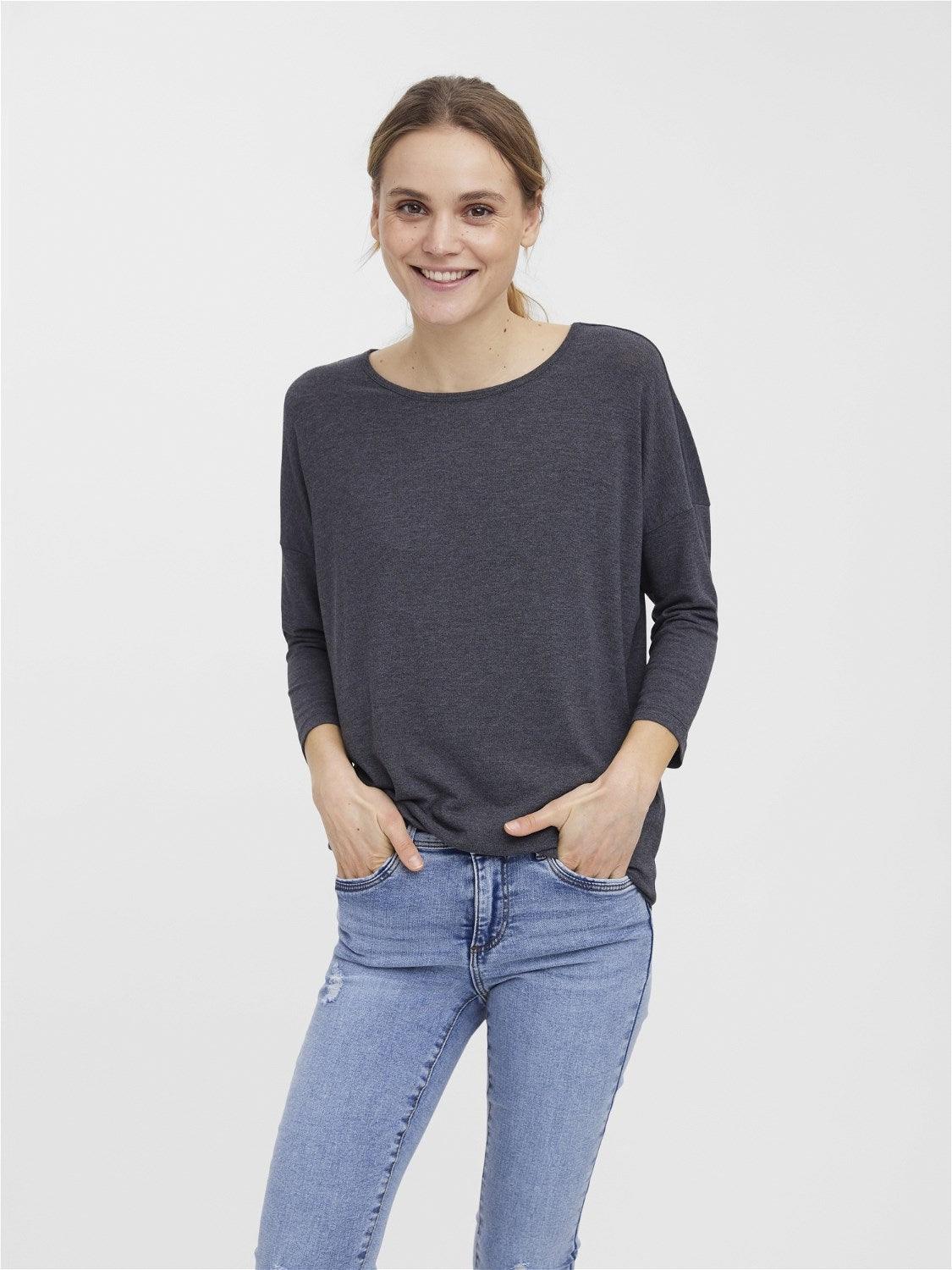 Camiseta Vero Moda Carla Black - ECRU