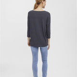 Camiseta Vero Moda Carla Black - ECRU