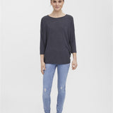 Camiseta Vero Moda Carla Black - ECRU