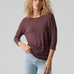 Camiseta Vero Moda Carla Winetasting - ECRU