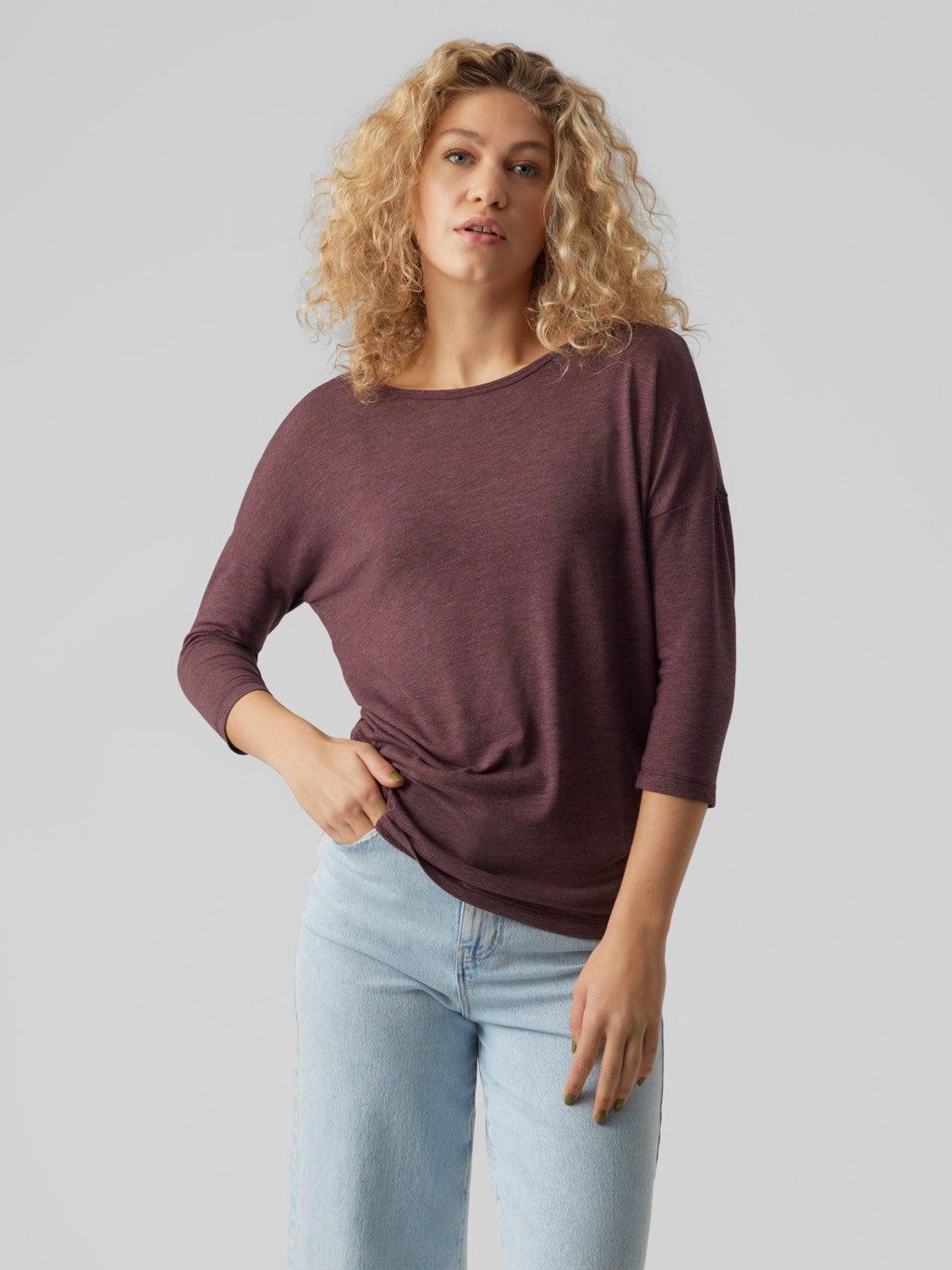 Camiseta Vero Moda Carla Winetasting - ECRU