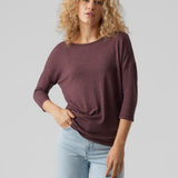 Camiseta Vero Moda Carla Winetasting - ECRU