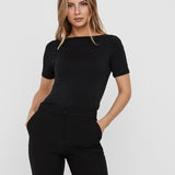 Camiseta Vero Moda Panda Modal Black - ECRU