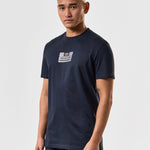 Camiseta Weekend Offender Dygas Navy - ECRU