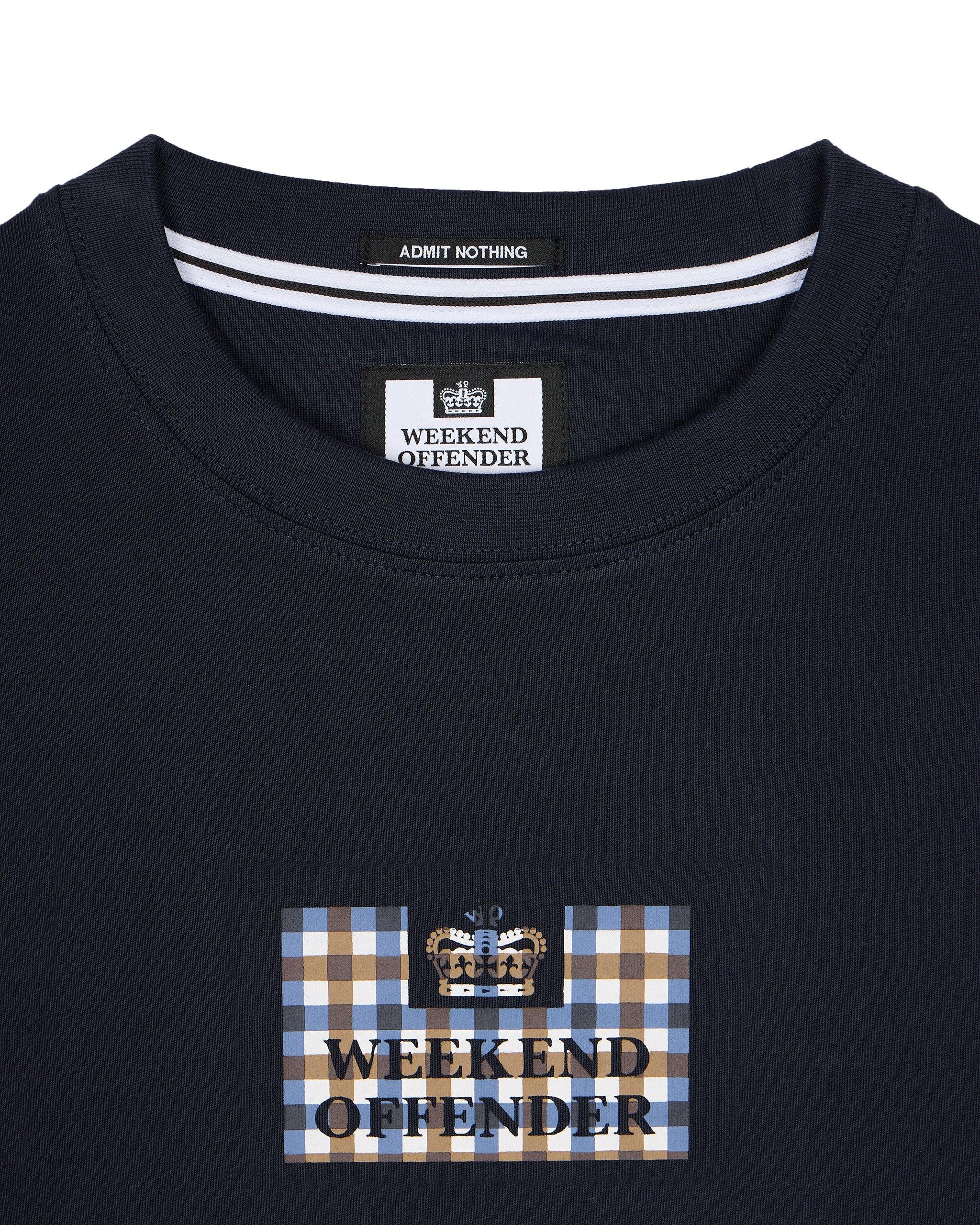 Camiseta Weekend Offender Dygas Navy - ECRU