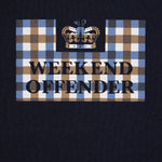 Camiseta Weekend Offender Dygas Navy - ECRU