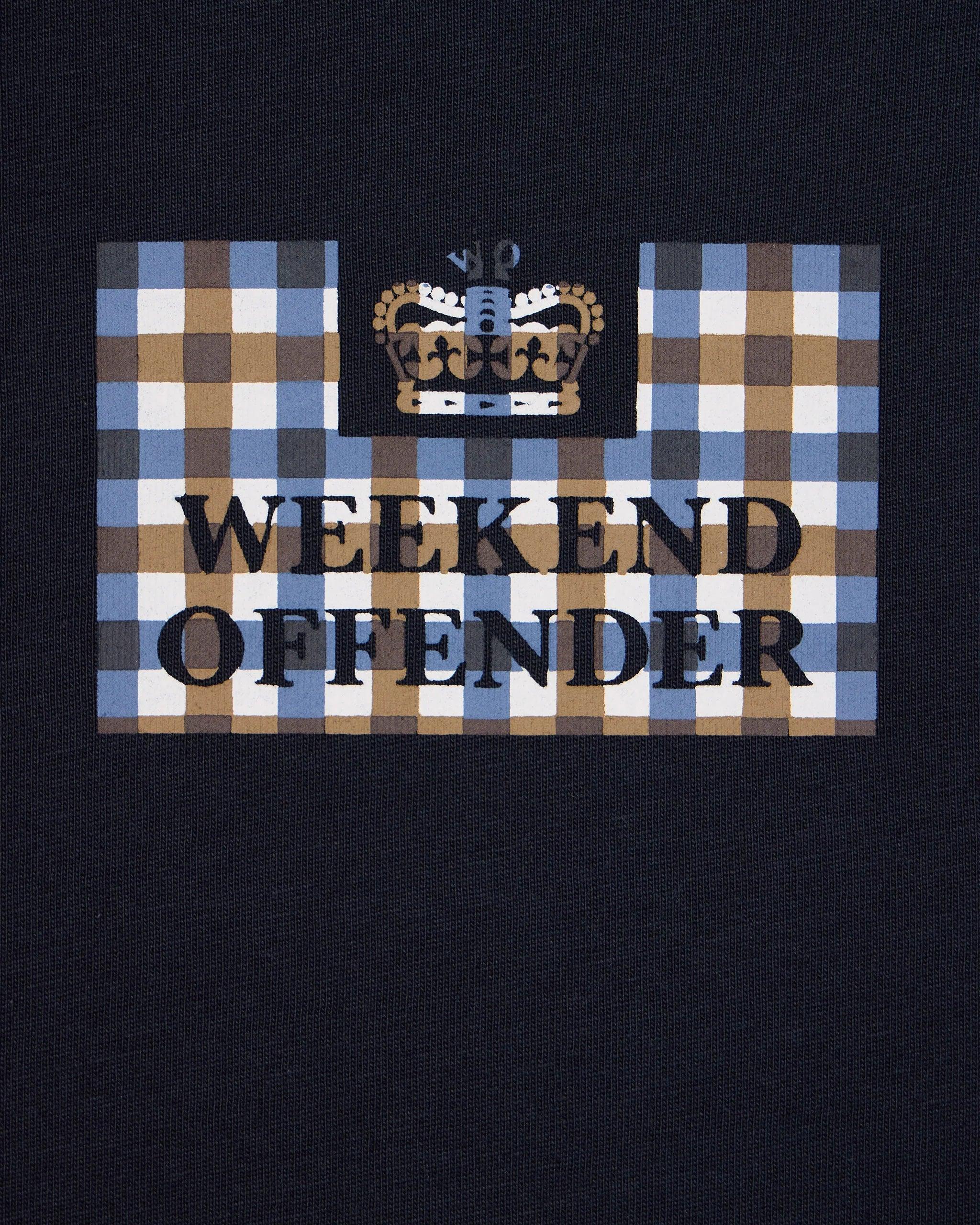 Camiseta Weekend Offender Dygas Navy - ECRU