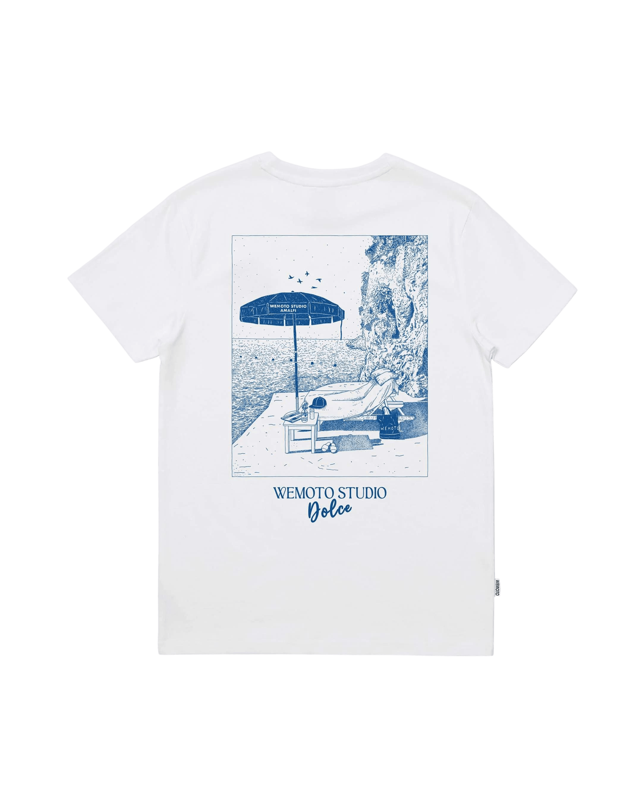 Camiseta WEMOTO Amalfi White - ECRU