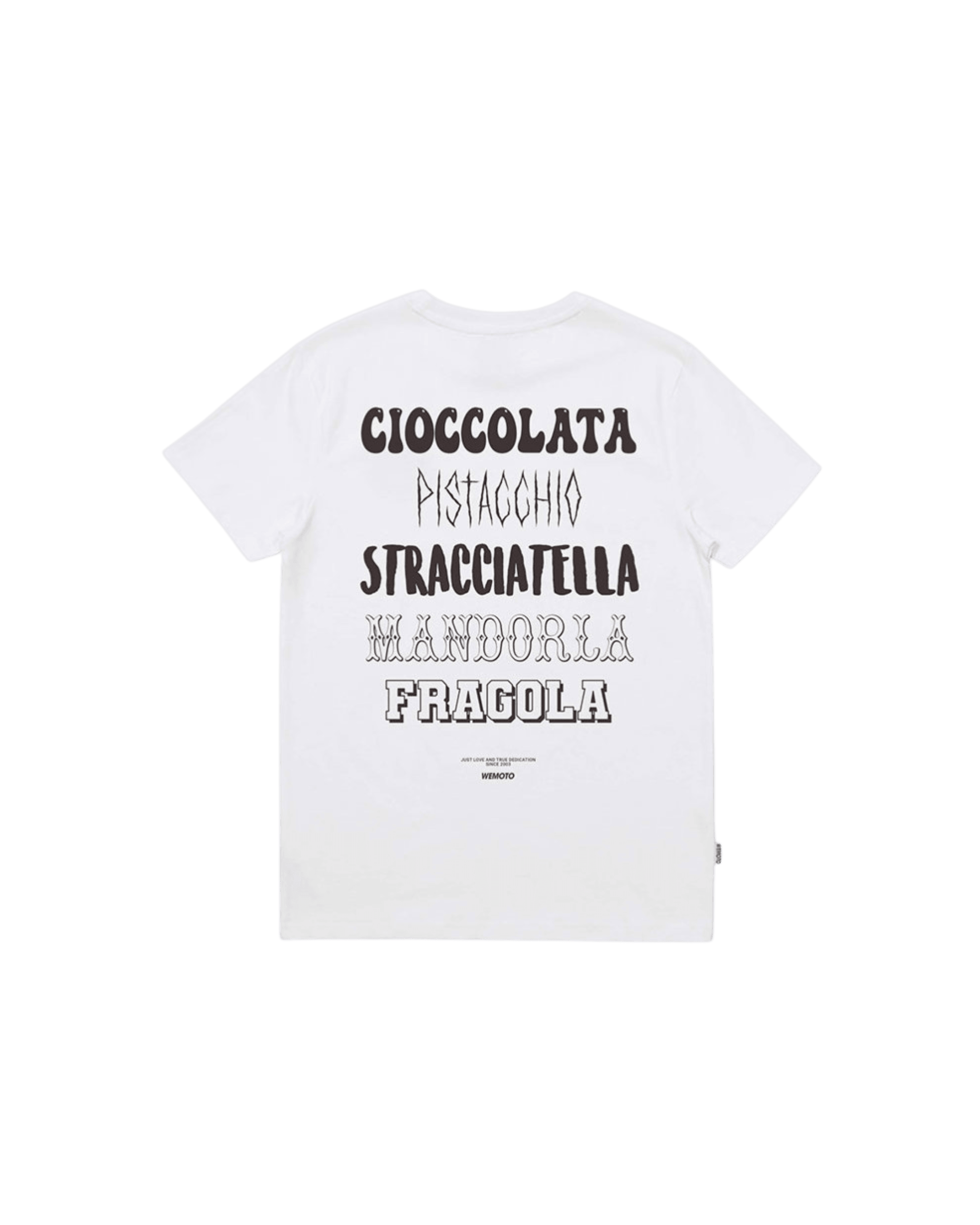 Camiseta WEMOTO Fragola White - ECRU